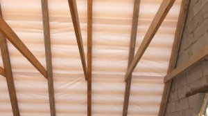 Стропильная система двускатной крыши из бруса 100 на 150.  Семья Булатовых