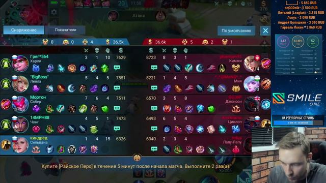 Танк/Мифик + Команда/Легенды = Победа? - Mobile legends