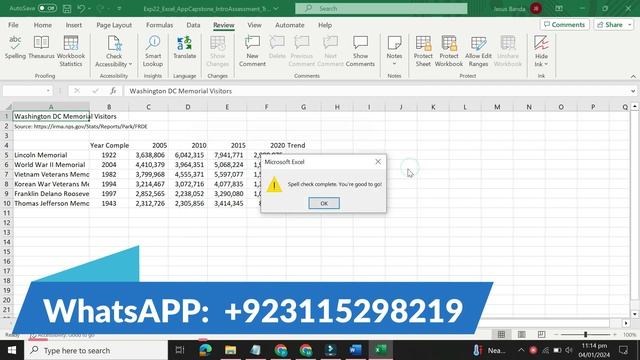 Exp22_Excel_AppCapstone_IntroAssessment_Travel | Exp22 Excel AppCapstone IntroAssessment Travel