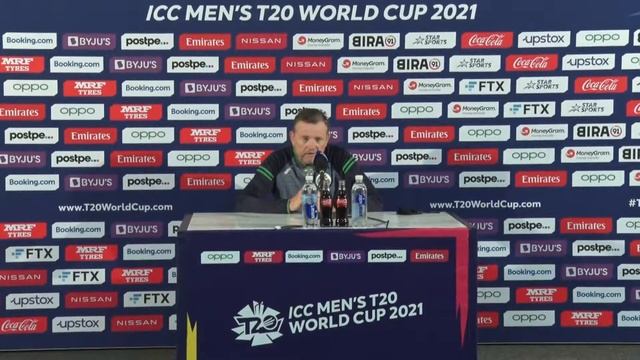 Cricket Ireland Press Conference Graham Ford (20/10/2021) смотреть онлайн