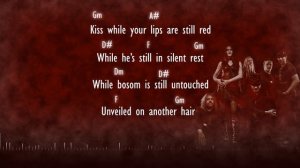 nightwish lyrics "while your lips are still red"