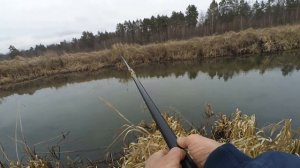 Рыбалка в феврале  по открытой воде, на боковой кивок