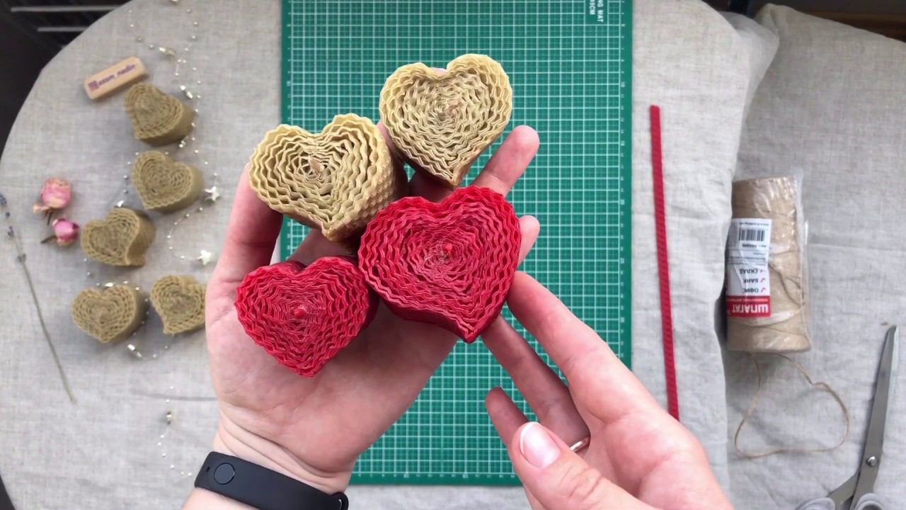Мастер класс свечи сердечки