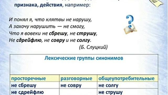 Книжная и разговорная лексика. Поэтическая лексика.