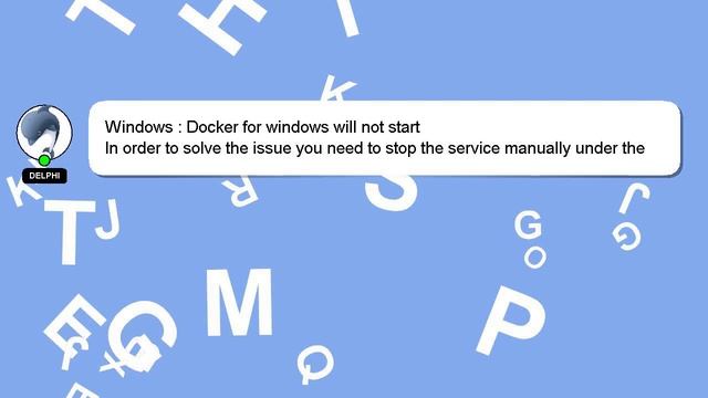 Windows : Docker for windows will not start смотреть онлайн