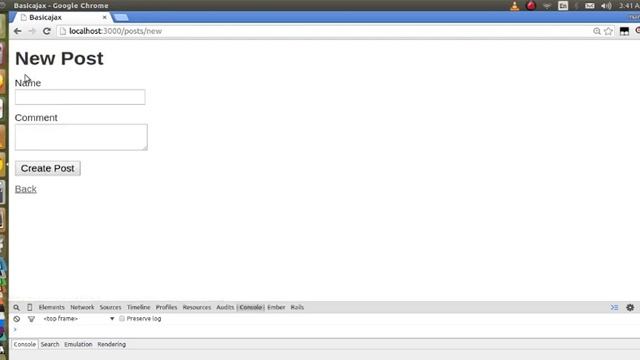 simple ajax on rails lesson 2 (Arabic) смотреть онлайн