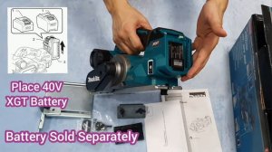 WHATS IN THE BOX? Makita KP001GZ 40V XGT Cordless Planer