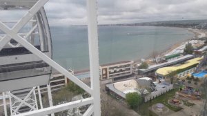 г. Анапа, Краснодарский край, Россия. Колесо обозрения, парк 30 лет Победы. Май 2023 г.