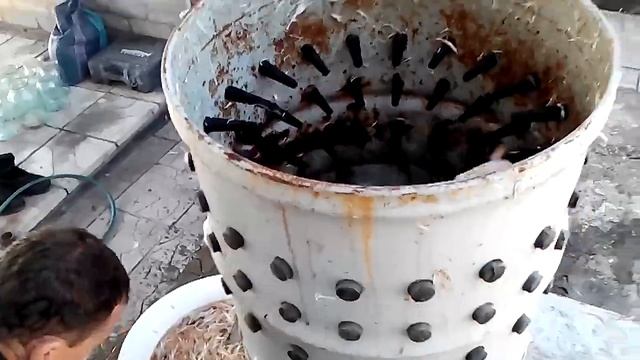 Как общипать курицу за 1 минуту самый лучший способ