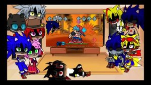Sonic Characters React To Sonic.Exe FNF Confronting Yourself Day 1 (+Sonic.Exe&Tails Doll)