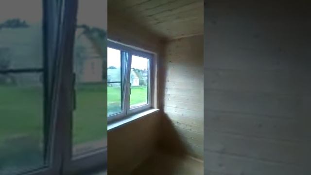 Каркасный второй этаж на бревенчатом срубе