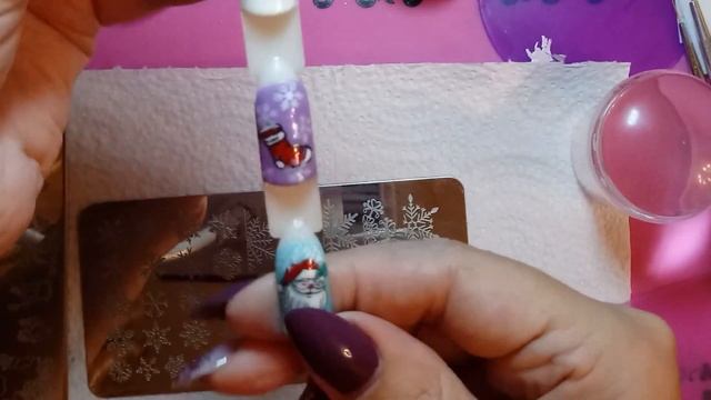 Реверсивный стемпинг гель - красками смотреть онлайн