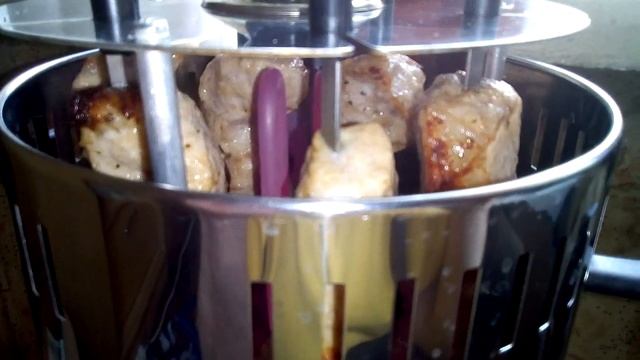 Обзор электро шашлычницы DOMOTEC 1000w смотреть онлайн