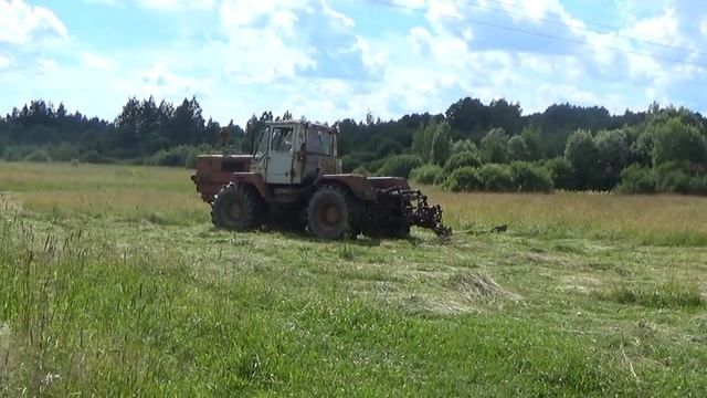сенокос 2016_ трактор Т 150(480P).mp4 смотреть онлайн