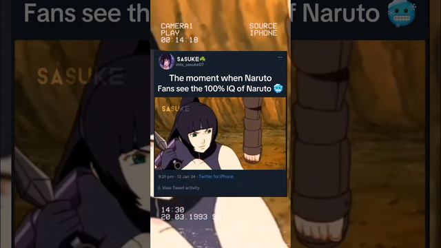 The moment when naruto use 100% IQ for this moment || naruto op moment || #naruto #anime