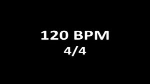 120 BPM Metronome 4/4 Allegro