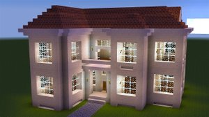 Майнкрафт - Как построить большой особняк. Minecraft