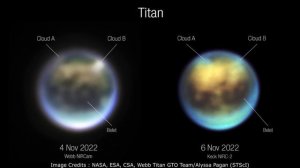 Clouds on Titan : Observed by James Webb Telescope