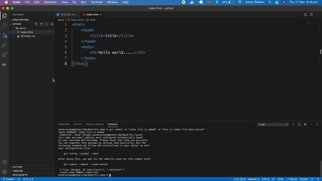 Generate SSH key and push requests in gitHub part 2 смотреть онлайн