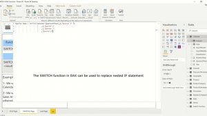 DAX Language - SWITCH Function in Power BI