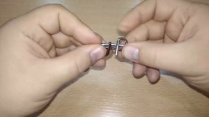 Решение головоломки №2. "Гвоздики". Проволочные головоломки.