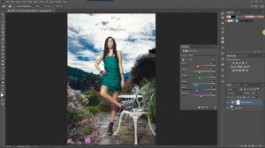Меняем яркость определенного цвета || Уроки Photoshop