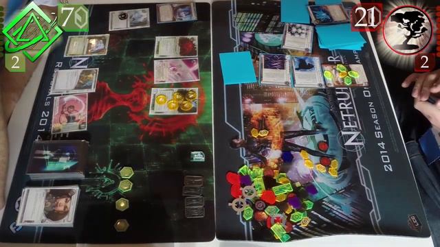 Android Netrunner- 2014 FFG World's Top 16 Match 7- Kate vs Tennin Institute смотреть онлайн
