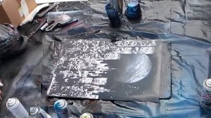 Скоростное рисование аэрозольными красками на улице \ Speed drawing aerosol paints on the street