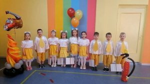 Агитбригада по пожарной безопасности МБДОУ №4 Солнышко город Моршанск