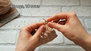 Идея оригинального секционного узора из классной пряжи ? knitting pattern.