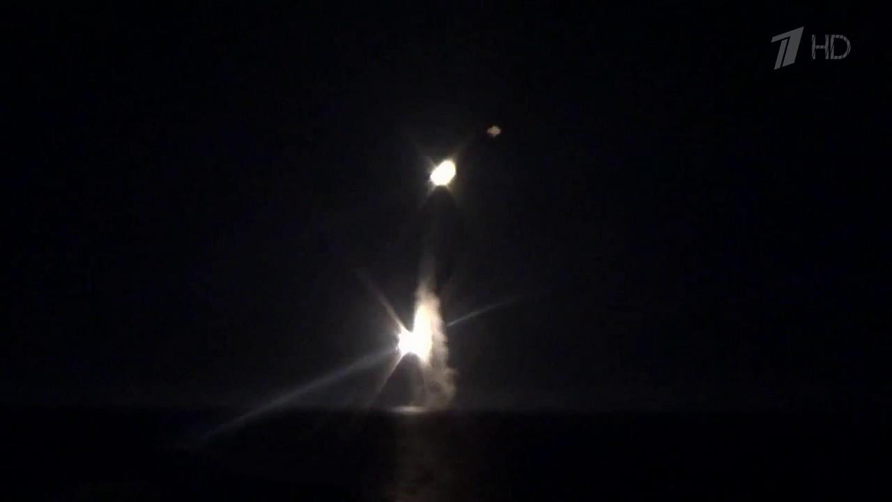 Ночью из акватории Черного моря залповый удар "Калибрами" был нанесен по наземным целям ВСУ