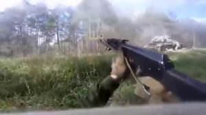 Танк 24 бригады ВСУ попал в засаду.mp4