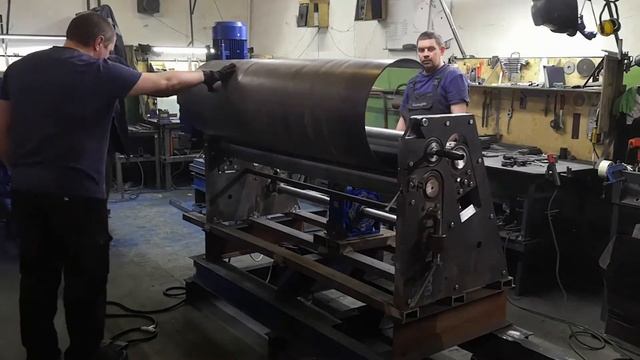 Принцип работы вальцовочного станка АВС-1500х6мм смотреть онлайн