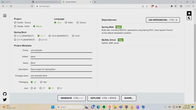 Dowload and Setup spring boot project from git смотреть онлайн