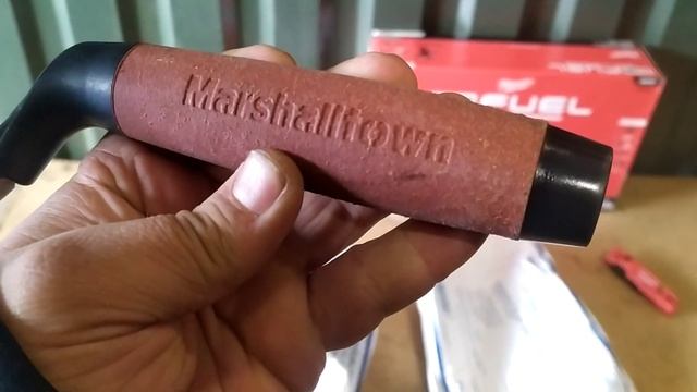 Короткий обзор brick trowel Marshalltown narrow london 10" duracork handle смотреть онлайн