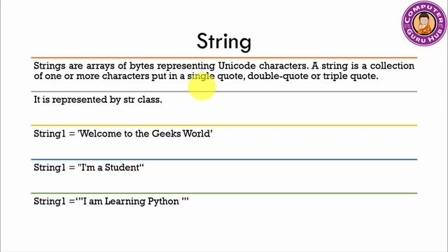 Data Types in Python | Integer | Float | String | Set | Dictionary | Tuple | Boolean | Complex | Se