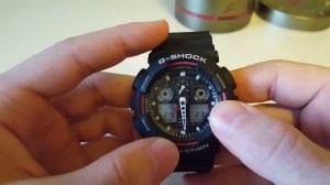 САМЫЕ ПОКУПАЕМЫЕ ДЖИ ШОК. Обзор и настройка Casio GA-100-1A4 (Review and setting)