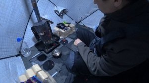 Зимняя рыбалка с ночевкой в заливе Огур, ловля леща. Декабрь 2020