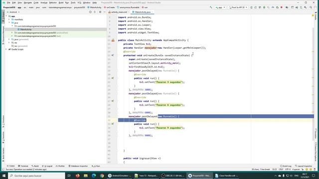 Curso de Android con Java: Clase Handler смотреть онлайн