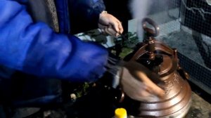 борщ в афганском казане