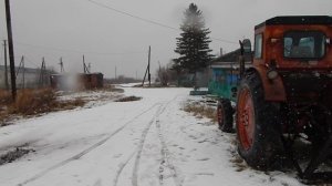 Осенне-зимние покатушки на мопеде.