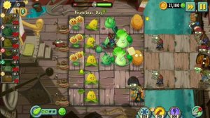 PvZ 2 Pirate Sean (Пиратские Моря) день 7