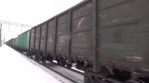 Электровозы ВЛ80С-1444 + ВЛ80С-027 с грузовым поездом
