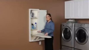 Household Essentials StowAway In-Wall Ironing Board