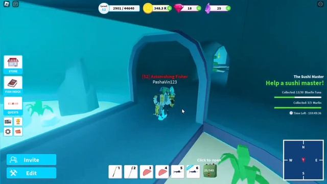 Как быстро прокачатся в Fishing Simulator Roblox ? Roblox смотреть онлайн