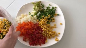 Суп из замороженных овощей и куриной грудки