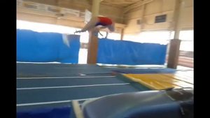 Соревнования по прыжкам на акробатической дорожке Бугуруслан 2018 часть 1