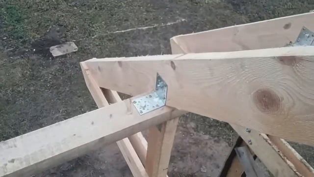 Усиление и надежное крепление стропильной системы крыши моей бани. смотреть онлайн