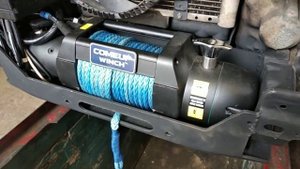 Suzuki Jimny лебедка в штатный бампер - своими руками