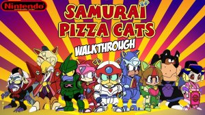 Коты Ниндзя. Samurai pizza cats. Ninja Cats. Полное прохождение. Денди. NES 8 bit. Full HD 60 fps.